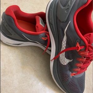 Nike Lunar Glide 5 (Red / Grey) Mens 11.5
